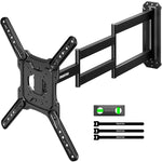 monTEK Long Arm TV Wall Mount for Most 23-65 Inch TVs, 29 Inch Long Extension TV Mount Swivel and Tilt, Full Motion Wall Mount Tv Bracket Fit Max VESA 400 x 400mm, Up to 77 lbs