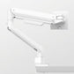 monTEK Deluxe Aluminum Monitor Arm with USB A/C for 17 to 40 Inch Curved Screens Fully Adjustable Single Monitor Arm with Clamp/Grommet, Quick Release Plate, Cable Management, VESA 75/100