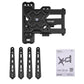 monTEK Full Motion TV Wall Mount Bracket for Most 13-55 Inch LED LCD Flat Screen TVs & Monitors, Swivel Tilt Extension Rotation with Articulating Arms, TV Mount Max VESA 400x400mm, up to 55lbs