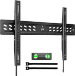 monTEK Ultra Slim Fixed TV Wall Mount Bracket for 43–95" Flat & Curved TVs, Super Low Profile 0.95" from Wall, Holds 150 lbs, Supports VESA 800x400, Fits 16"/18"/24"/32" Studs, TM1006W-LF