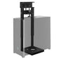 monTEK No Drill Under Desk PC Mount, Clamp-On Heavy Duty CPU Holder with Ventilated Cooling Design for Standing Desk & Home Office, Fits Most PC Cases 16.1"-25.6" (H), 66 lbs, White