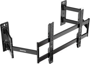 monTEK Full Motion Corner TV Wall Mount for 55-90 Inch LCD LED Flat Curved TVs, Heavy Duty TV Wall Mounts with 176lbs Weight Capacity, Dual TV Wall Arm Perfect for Corner, Bedroom, Max VESA 600x400mm