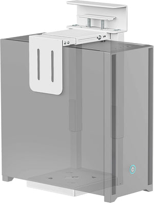 monTEK Heavy-Duty Under Desk PC Mount-No Drilling Installation, Adjustable PC Mount with Protective Pads, Supports up to 66lbs,16.1"-25.6" H, Ideal for Office Home Classroom,White