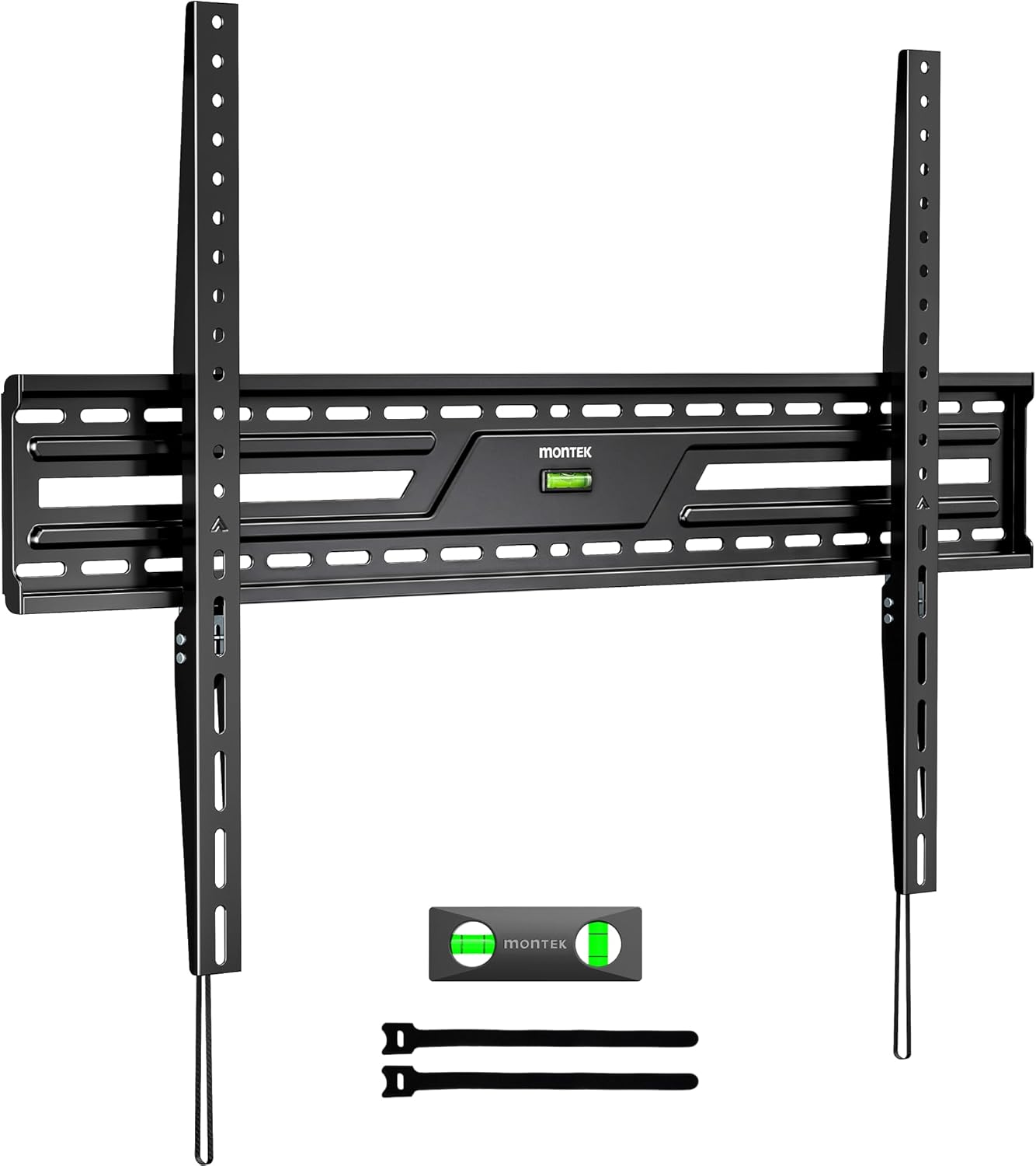 monTEK Heavy Duty Fixed TV Wall Mount for 50-100 Inch Large TVs up to 200 lbs, 4X Safety Tested, TV Mount Bracket for Home Theater & Commercial Use, Fits 16"/18"/24" Wood Studs, Max VESA 900x600mm