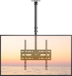 monTEK Ceiling TV Mount for 37-75 inch Flat Screen Displays, Hanging Adjustable Ceiling TV Bracket Fits Most LCD LED OLED 4K TVs, Pole Ceiling Mount Holds up to 110lbs, Max VESA 400x400mm, TM1009C-M