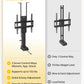 monTEK Motorized TV Lift for 32-48 inch TVs, Ceiling&Vertical TV Lift Mechanism with RF Remote, Smart Phone & Voice Control via WiFi, Up to 132lbs, 4X Load Tested, Max VESA 400 * 400