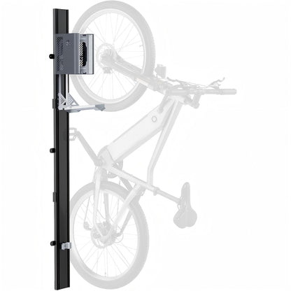 monTEK Automatic Lift EBike Rack – Fits 24-29" Tires, Heavy-Duty Vertical Wall Rack for Bicycles (Up to 71 lbs) - Effortless Lifting, Easy Install - Space-Saving Storage for Garage, Shed, BG