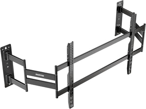 monTEK Heavy Duty Corner TV Wall Mount for 75-120 Inch Large TVs, Full Motion TV Bracket with Long Extension Articulating Arm, Dual TV Wall Arm up to 300lbs Perfect for Office, Max VESA 1000x600mm