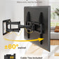 monTEK Heavy Duty TV Wall Mount for 50-100 Inch TVs up to 165 lbs, 4X Load Tested, Dual Arms Full Motion Bracket with Tool-Free Tilt, Swivel & Extend, Max VESA 900x600mm, Fits 12"/16"/18"/24" Studs