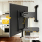 monTEK Fireplace Pull Down TV Mount for 43-86 Inch TVs Up to 99lbs, Swivel & Leveling Drop Down TV Mount, Pull Down TV Mount Over Fireplace with Padded Handle Bar, Max VESA 600x400mm