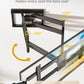 monTEK Long Arm TV Wall Mount for 43-90 Inch TVs, 42.5 Inch Extension, Swivel and Tilt, Full Motion, VESA 800 x 400mm, 132 lbs, 16',18' Studs