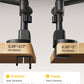 Dual Monitor Stand with USB Up to 35" Screens | MA1010UCPBK-D