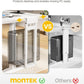monTEK No Drill Under Desk PC Mount, Clamp-On Heavy Duty CPU Holder with Ventilated Cooling Design for Standing Desk & Home Office, Fits Most PC Cases 16.1"-25.6" (H), 66 lbs, White