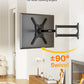 monTEK Long Arm TV Wall Mount for Most 23-65 Inch TVs, 29 Inch Long Extension TV Mount Swivel and Tilt, Full Motion Wall Mount Tv Bracket Fit Max VESA 400 x 400mm, Up to 77 lbs