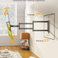 monTEK Long Arm TV Wall Mount for Most 23-65 Inch TVs, 37 Inch Long Extension TV Mount Swivel and Tilt, Full Motion Wall Mount Tv Bracket Fit Max VESA 400 x 400mm, Up to 77 lbs