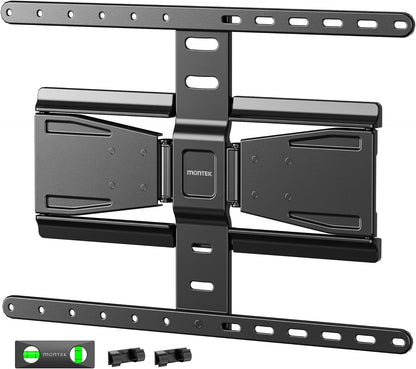monTEK 0.77" Ultra Slim TV Wall Mount for 43-90 Inch TVs, Swivel & Tilt & Leveling & Extension Wall Mount TV Bracket with Articulating Dual Arms, Low Profile Full Motion tv Mount, 4X Weight Tested