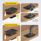 monTEK Adjustable Steel Monitor Mount Reinforcement Plate, Desk Stabilizer Plate for Thin, Glass or Fragile Desks,Universal Protective Support for C-Clamp & Grommet Monitor Arms, No Scratch Bracket