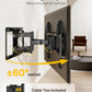 monTEK Heavy Duty TV Wall Mount for 37-90 inch TV up to 165lbs, 4X Load Tested, Full Motion with Dual Articulating Arms, Tool-Free Tilt, Swivel & Extend, VESA 200x100 to 600x400, Fits 12“/16" Studs