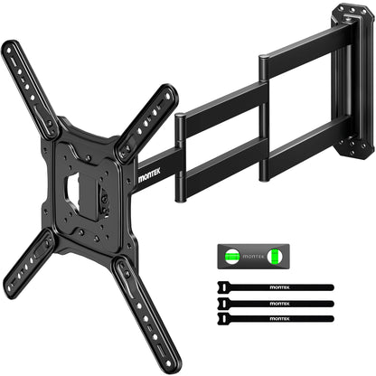 monTEK Long Arm TV Wall Mount for Most 23-65 Inch TVs, 29 Inch Long Extension TV Mount Swivel and Tilt, Full Motion Wall Mount Tv Bracket Fit Max VESA 400 x 400mm, Up to 77 lbs