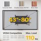 monTEK Long Arm TV Wall Mount for 43-80 Inch TVs, 42 Inch Extension, Swivel and Tilt, Full Motion, Max VESA 600 x 400mm, Up to 110 lbs, 16',18' Studs