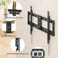 monTEK Heavy Duty Fixed TV Wall Mount for 43–95 Inch TVs, 1.1" Ultra Slim Low Profile Bracket, 200 lbs Capacity, Max VESA 800x400mm, Fits 16"/18"/24" Studs, Space-Saving for Large Flat & Curved TVs