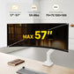 monTEK Sleek Aluminum Monitor Arm for 17–57” Ultrawide Screens up to 59.4 lbs, Heavy Duty Single Monitor Arm Desk Mount, Pneumatic Lift, Quick-Release Plate, Clamp/Grommet, Max VESA 100x100