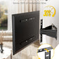 monTEK 0.77" Ultra Slim TV Wall Mount for 43-90 Inch TVs, Swivel & Tilt & Leveling & Extension Wall Mount TV Bracket with Articulating Dual Arms, Low Profile Full Motion tv Mount, 4X Weight Tested