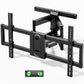 monTEK Long Arm TV Wall Mount for 43-80 Inch TVs, 42 Inch Extension, Swivel and Tilt, Full Motion, Max VESA 600 x 400mm, Up to 110 lbs, 16',18' Studs