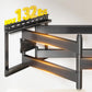monTEK Long Arm TV Wall Mount for 43-90 Inch TVs, 42.5 Inch Extension, Swivel and Tilt, Full Motion, VESA 800 x 400mm, 132 lbs, 16',18' Studs