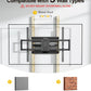 monTEK Heavy Duty Full Motion TV Wall Mount for 43–100 Inch TVs, Pre-Assembled Bracket with Tool-Free Tilt, Swivel & Extension, Max VESA 800x600, 150lbs 4X Strength Tested, Fits 16/18 Inch Studs