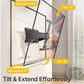 monTEK 0.77" Ultra Slim TV Wall Mount for 37-75 Inch TVs, Thin Low Profile Full Motion TV Wall Mount with Articulating Dual Arms, 4X Weight Tested, Max VESA 400x400mm, Fits 16/18" Studs