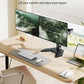 monTEK Stable Freestanding Dual Monitor Stand for 17–32” Computer Screens, Heavy-Duty Desk Mount with 22 lbs per Arm, Fully Adjustable Brackets and Arms, Solid V-Shaped Base, VESA 100×100mm Max