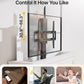 monTEK Motorized TV Lift for 37-65 inch TVs, Ceiling&Vertical TV Lift Mechanism with RF Remote, Smart Phone & Voice Control via WiFi, Up to 132lbs, 4X Load Tested, Max VESA 600 * 400