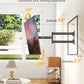 monTEK Long Arm TV Wall Mount for Most 23-65 Inch TVs, 29 Inch Long Extension TV Mount Swivel and Tilt, Full Motion Wall Mount Tv Bracket Fit Max VESA 400 x 400mm, Up to 77 lbs