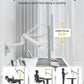 monTEK Ultra Wide Monitor Wall Mount for 17-49 Inch Screens, Heavy Duty Single Monitor Mount up to 44 lbs, Fully Adjustable Gas Spring Wall Mount, 75x75/100x100 VESA Mount, White