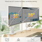 monTEK Dual Monitor Arm with USB, Mechanical Spring Monitor Arm for 17-35" Screens, Adjustable Monitor Desk Mount Each Holds up to 24.2 lbs with C Clamp/Grommet Desk Mount, VESA 75/100mm, MA1011UCWH-D