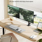 monTEK Stable Dual Monitor Stand for 17"–32” Computer Screens, Heavy-Duty Desk Mount with 22 lbs per Arm, Fully Adjustable Brackets and Arms, Clamp/Grommet Base, VESA 100×100mm Max