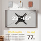 monTEK Full Motion TV Wall Mount for 23–65 Inch Flat & Curved TVs and Monitors, Swivel & Tilt Articulating Bracket, Max VESA 400x400mm, Holds up to 77 lbs, Perfect Center Design