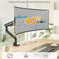Mechanical Spring Monitor Arm with USB for 17-40" Screens | MA1011UCBK