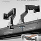 monTEK Deluxe Monitor Arm up to 40 Inch Holds 26.4 lbs Curved Screens Aluminum Fully Motion Adjustable Single Monitor Stand with Clamp/Grommet Desk Mount, Quick Release Plate,75/100mm VESA, MA1008BK