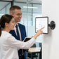 monTEK Anti-Theft Tablet Wall Mount, Universal Tablet Kiosk with Security Lock Fit 7”-15” Screen Size, Compatible with Ipad Series and Samsung Tab, Frameless Design, Black