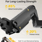 monTEK Tall Single Monitor Arm, Heavy Duty Adjustable Desk Mount for 17–32" Screens, Holds 19.8 lbs, 21 in Max Height, Full Motion Swivel & Tilt, VESA 75/100mm