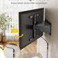monTEK 0.77" Ultra Slim TV Wall Mount for 37-75 Inch TVs, Thin Low Profile Full Motion TV Wall Mount with Articulating Dual Arms, 4X Weight Tested, Max VESA 400x400mm, Fits 16/18" Studs