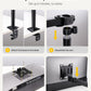 monTEK Single Monitor Stand for 17-32 inches Screen, Fully Adjustable Monitor Arm Desk Mount up to 22lbs Capacity, Computer Mount with C Clamp and Grommet Base, Max VESA 100x100mm