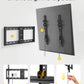 monTEK Heavy Duty Tilting TV Wall Mount for 37-90 Inch TVs, 200 lbs Capacity, 1.65" Slim Low Profile Wall Bracket, Max VESA 600x400mm Fits 16"/18"/24" Studs, Space-Saving for Large Flat & Curved TVs