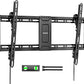 monTEK Heavy Duty Tilting TV Wall Mount for 37-90 Inch TVs, 200 lbs Capacity, 1.65" Slim Low Profile Wall Bracket, Max VESA 600x400mm Fits 16"/18"/24" Studs, Space-Saving for Large Flat & Curved TVs