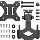 monTEK Universal Pole Mount Bracket for 17”-32” Screens, Holds to 17.6 lbs, Full Motion Adjustable Monitor Mount, 75x75/100x100 VESA Mounting Plate, Fits 1.1”-2.4” Pole Diameter, Black