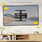 monTEK 0.77" Ultra Slim TV Wall Mount for 37-75 Inch TVs, Thin Low Profile Full Motion TV Wall Mount with Articulating Dual Arms, 4X Weight Tested, Max VESA 400x400mm, Fits 16/18" Studs