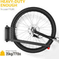 monTEK Swivel Bike Wall Mount, No Heavy Lifting Required Bike Wall Mount, Bike Hangers for Garage, Space-Saving Bike Rack Garage, Easy to Load and Unload, Bike Hanger Can Hold Up to 77 lbs