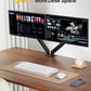 monTEK Dual Monitor Stand for Desk, 17-32 Inch Mechanical Spring Dual Arm, Heavy Duty Steel Adjustable Monitor Mount, Full Motion VESA 75x75/100x100, C-Clamp & Grommet, Holds Up to 20 lbs Each